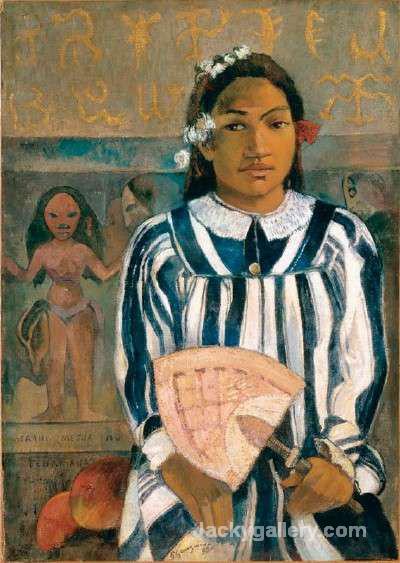 Tehamana Has Many Ancestors by Paul Gauguin paintings reproduction